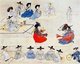'Hyewon Pungsokdo' is an album of genre paintings by Shin, Yunbok or Hyewon (1758-?), one of the most famous genre painters of the late Joseon period (1390-1910). This album is designated as the 135th National Treasure of South Korea and held by Gansong Art Museum in Seongbuk-gu, Seoul, South Korea